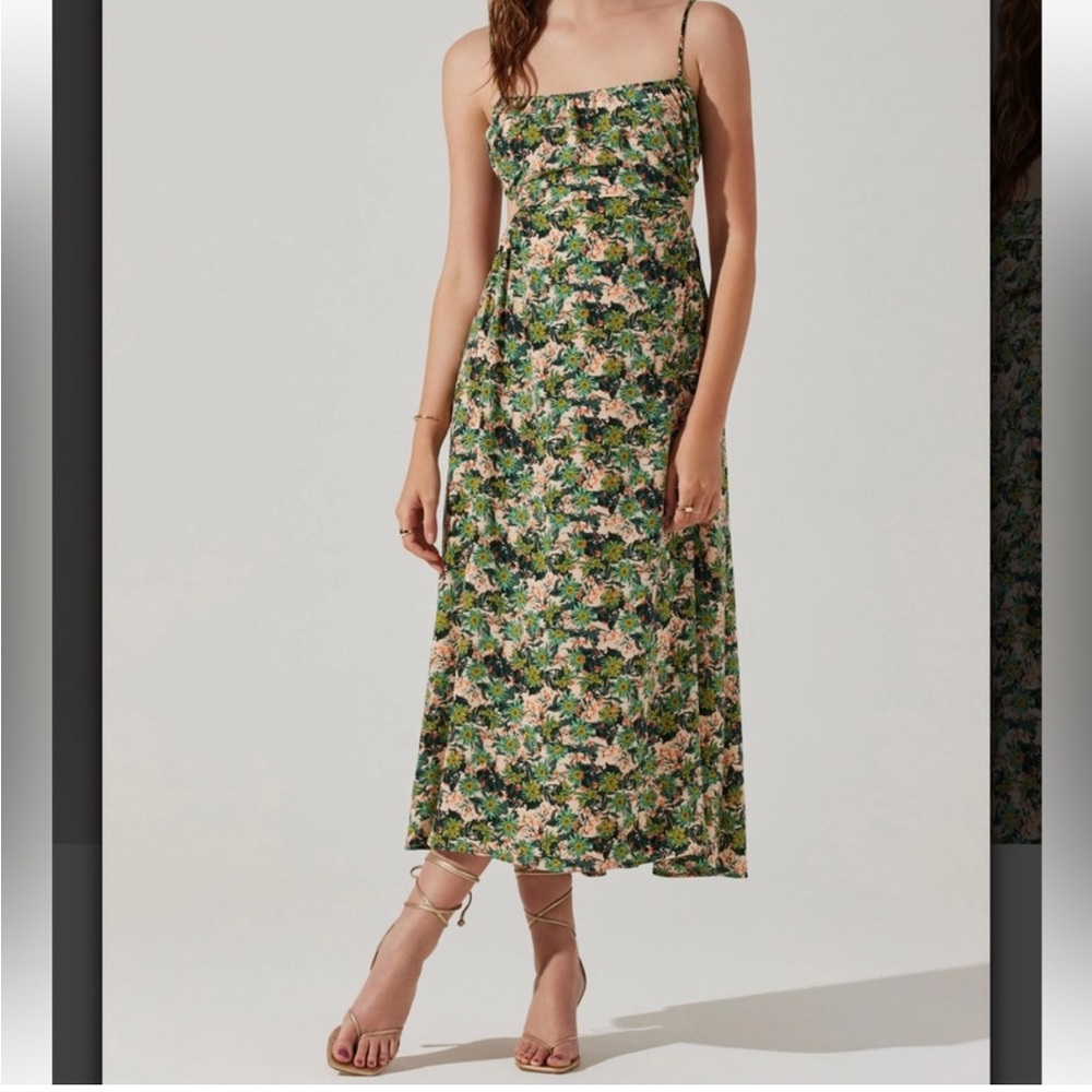ASTR The Label Floral Cutout Sundress